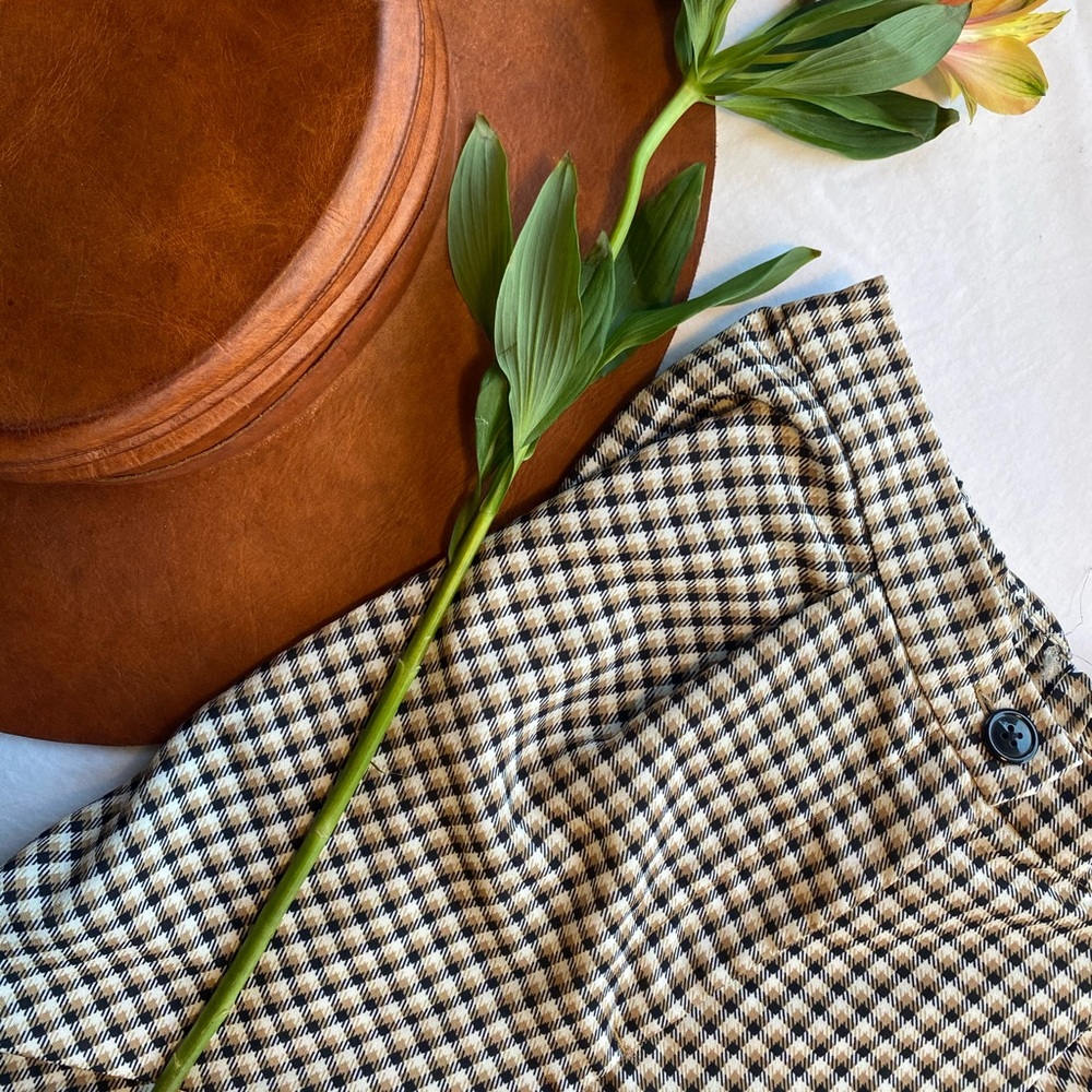 Checked Dress Pants